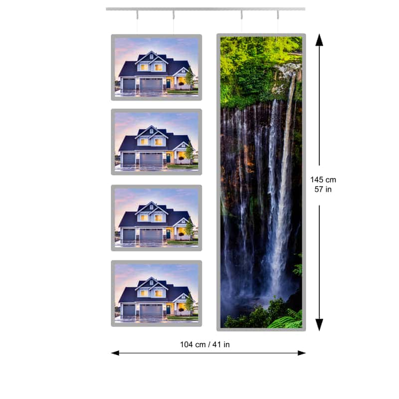 Porte Affiche Panoramique 1xlv4a3