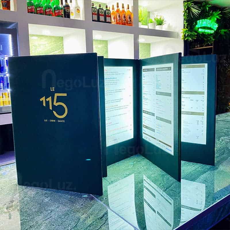 Menu Luminoso Led