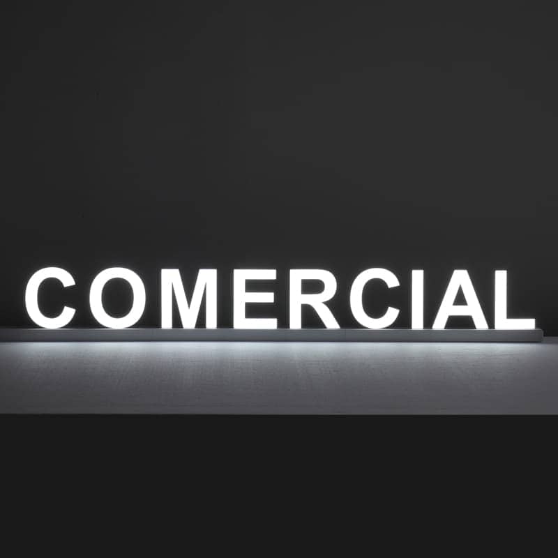 Letras Con Luces Comercial - NegoLuz España Letras Con Luces Comercial