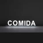 Letras Con Luces Comida