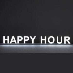 Lettre Geante Lumineuse Happy Hour