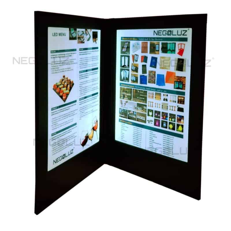 Portacarta Luminosa 2 Paginas